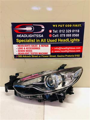 Mazda 6 left side xenon headlight (2013-2018)
