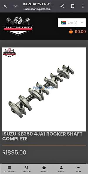 ISUZU KB250 4JA1 ROCKER SHAFT COMPLETE For Sale