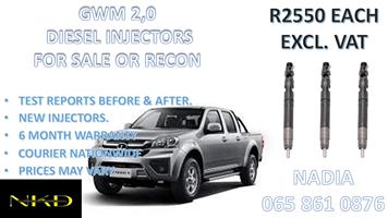 DIESEL INJECTORS FOR SALE FOR GWM 2.0 DELPHI - NATIONWIDE