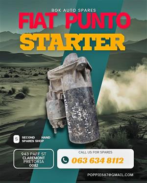 Fiat Punto starter Call or WhatsApp me