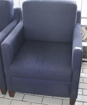 Blue single seater couch S050087B #Rosettenvillepawnshop
