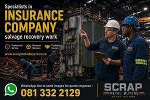 ScrapMetalBuyer JHB Gauteng. Storm, fire damaged assets bought cut collected 