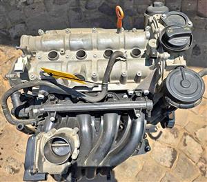 Cross polo 9N 1.6 complete engine still running good for sale