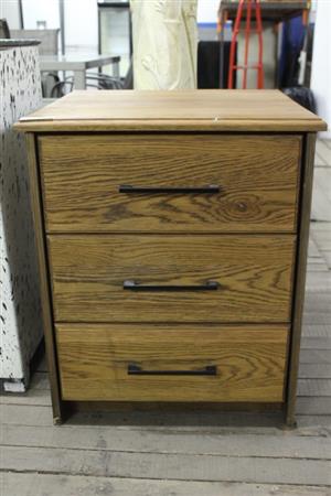 -BROWN WOODEN DRAWER(S067449C)-