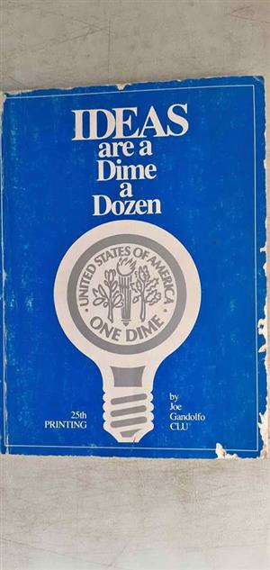 Ideas are a dime a dozen - Joe Gandolfo