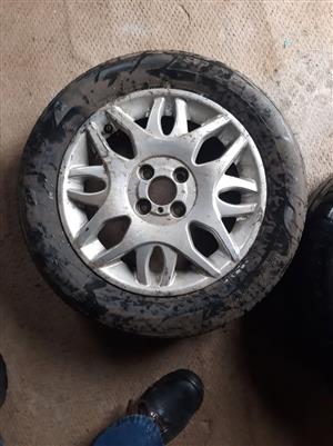 15 inch mag wheel 100 pcd 4 hole