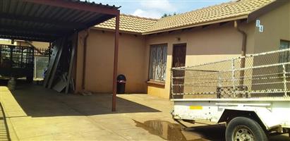 Two bedroom house for sale at soshanguve block Xx East next park. 