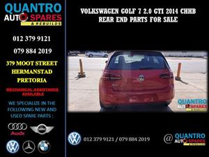 Volkswagen Golf 7 2.0 GTI 2014 CHHB Rear End Parts