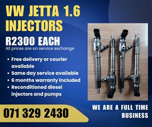 Vw jetta 1.6 INJECTORS FOR SALE WITH WARRANTY 