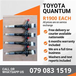 TOYOTA QUANTUM INJECTORS FOR SALE 