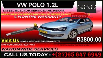 BRAND NEW POLO 1.2 DIESEL INJECTORS