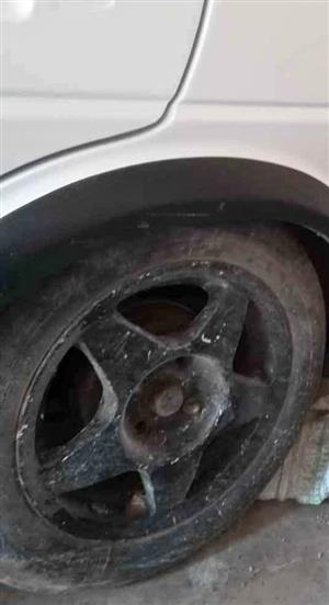 1x 14inch 4x100 original compomotive rim
