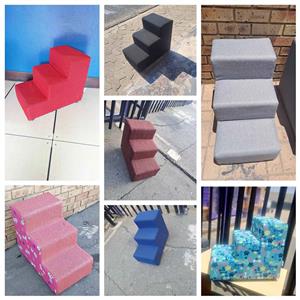 CUSTOM-MADE SOLID WOOD STEPS – FOR PETS, KIDS & ADULTS