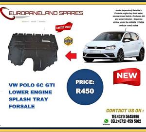 VW POLO 6 GTI NEW LOWER SPLASH TRAY FOR 