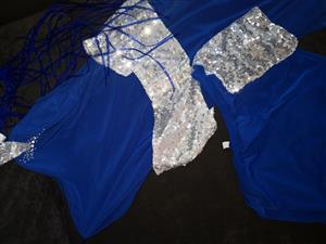 Blue dance dress. R 400. 