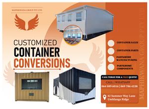 Customised Containers and Mobile Parkhomes 