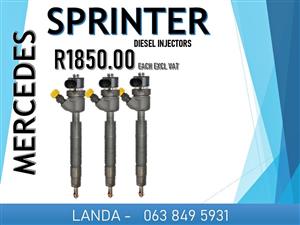 MERCEDES BENZ SPRINTER DIESEL INJECTORS BRAND NEW