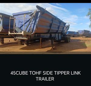 TOHF  45 cube side tipper trailer link
