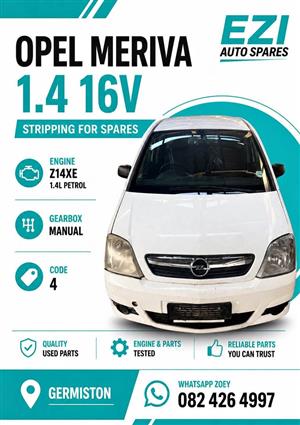 Stripping Opel meriva for spares