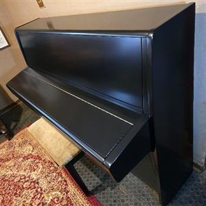 Satin black Otto Bach piano with delivery included in Gauteng 