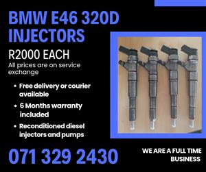 BMW E46 320D INJECTORS FOR SALE WITH WARRANTY 