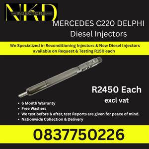 Mercedes C220 Delphi Diesel injectors for sale