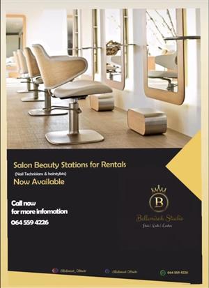 Salon beauty stations for rental in Durban ( Davenport)