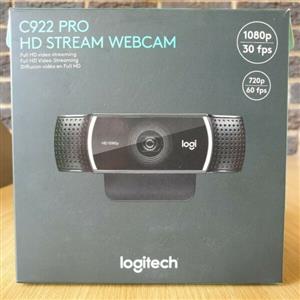 Logitech C922 Pro HD Stream Webcam - I used it twice so it is in as-new conditio
