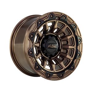 17″ A-Line Eagle 5/150 Bronze Black Lip Alloy Wheels