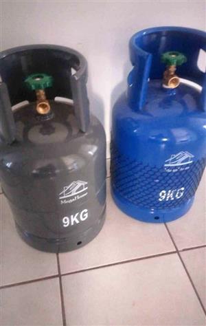 Gas cylinder 9kg, with external valve controllable