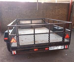 Flat deck Trailer used and good condition. License disc up to date 