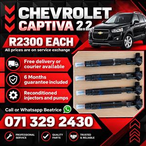CHEVROLET CAPTIVA 2.2 INJECTORS FOR SALE WITH WARRANTY 