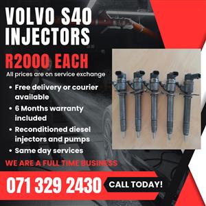 VOLVO S40 INJECTORS FOR SALE WITH WARRANTY INCLUDED 