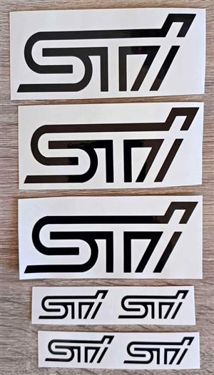 Subaru / STI / Brembo brake caliper stickers decals