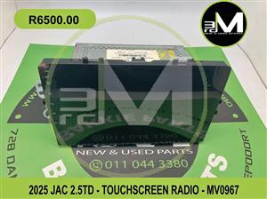 RADIO - TOUCH SCREEN - JAC 2.5 TD 