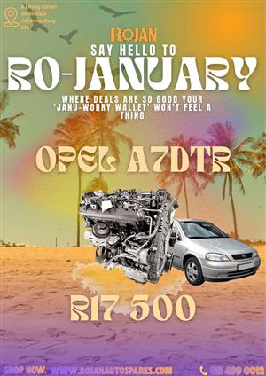 RO-JANUARY SPECIAL- OPEL A7DTR ENGINE 