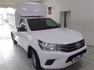 2021 TOYOTA HILLUX 2.4GD Single Cab manual white color Full service history Big Canopy  40000km