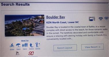 Holiday accommodation at Boulder Bay Resort Ballito