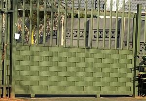 gates and install palisades