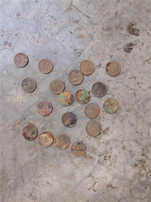Bulk Old South African Coins – ±65kg (Copper / 2c Coins) Description: Selling a 