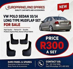 VW Polo Sedan (2010–2014) Brand New Mudflaps  Long Type Forsale  