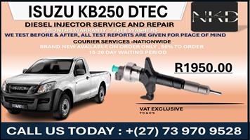 Isuzu Kb250 Dtec Diesel Injectors 