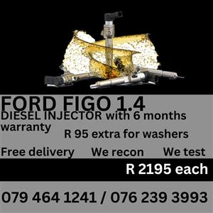 FORD FIGO 1.4 DIESEL INJECTORS