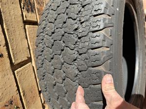 Good Year Wrangler tyre