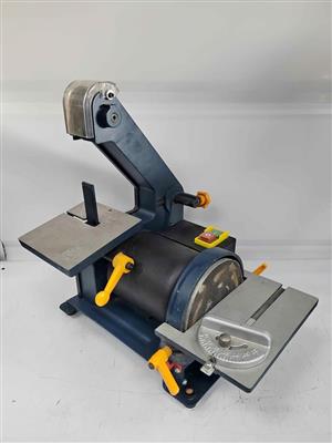 Mac Afric 1" Belt and 5" Disc Sander (Model MM411).