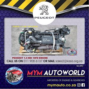 PEUGEOT 1.4 HDI 10FD ENGINE