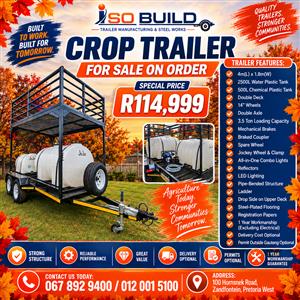 Crop Trailer for sale on order