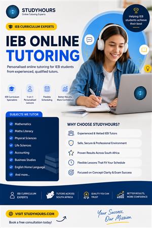 IEB ONLINE TUTORING: HOW PERSONALISED ACADEMIC SUPPORT HELPS STUDENTS SUCCEED