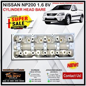 NISSAN NP200 1.6 8V CYLINDER HEAD BARE