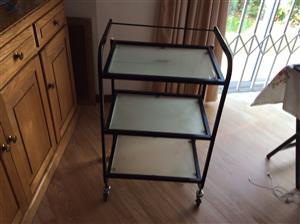 Used Beauty/hairdressing Salon 3 tier trolley.